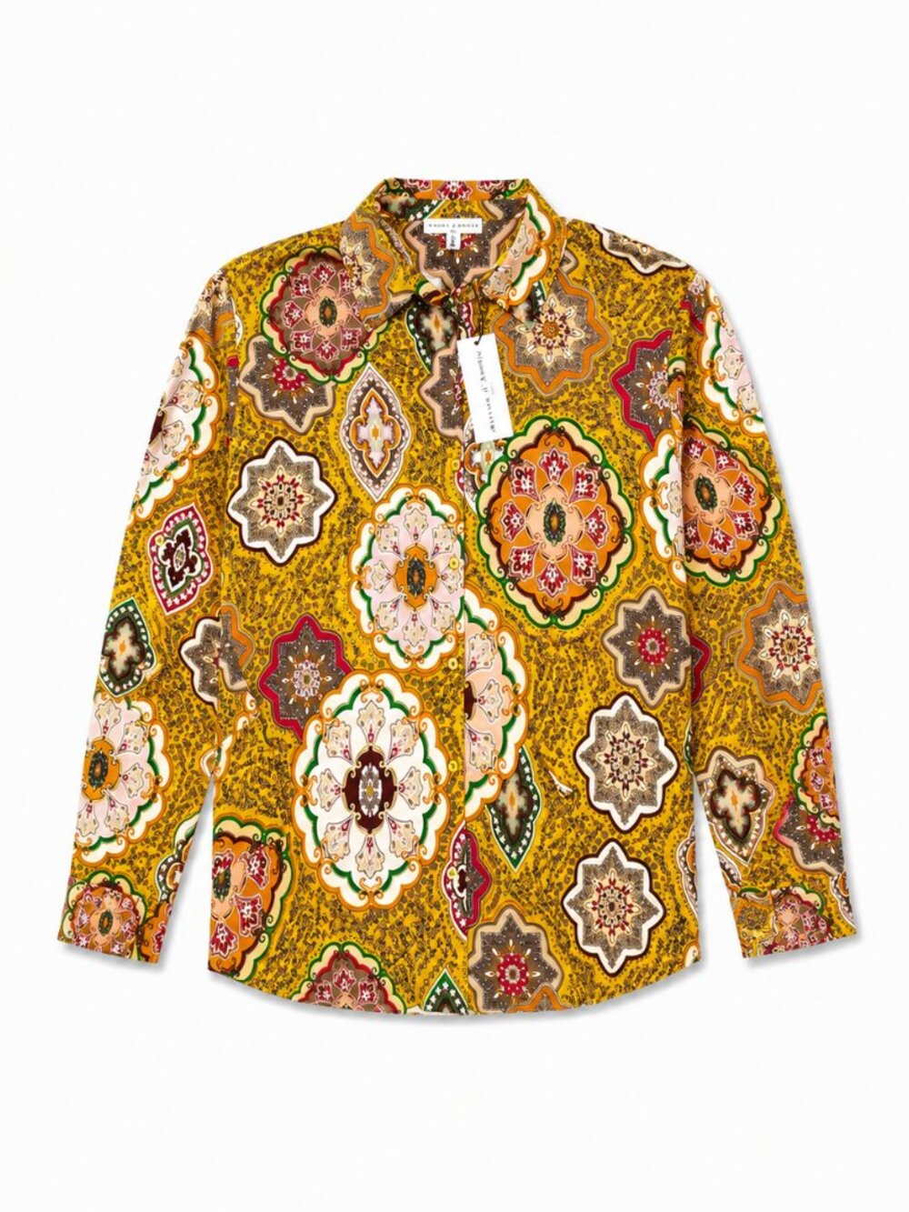 Maison d'Amélie Paris | Satin Buttondown Blouse | NWT